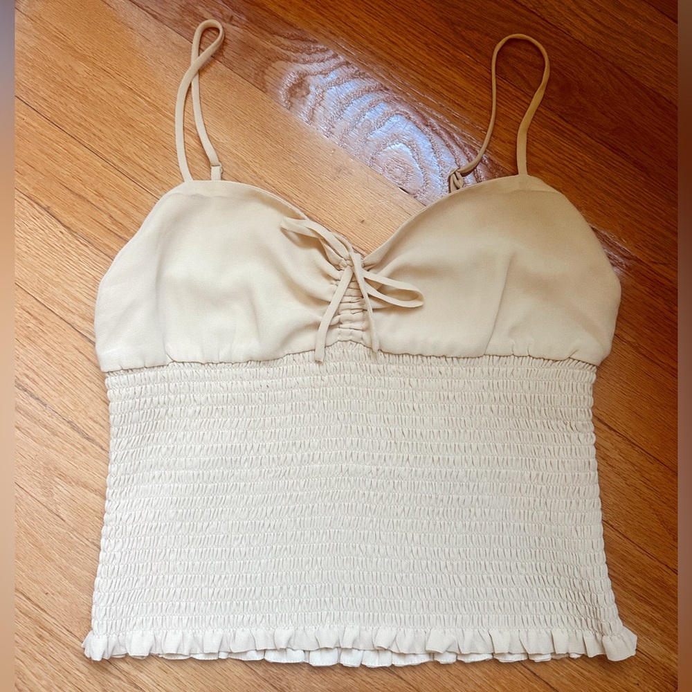 Aritzia Wilfred Yellow Ballet Camisole Size Medium